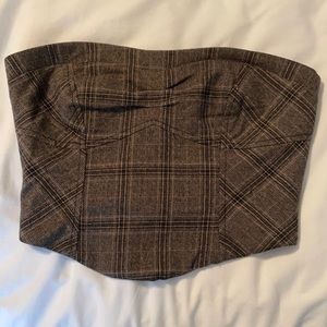 Free People Strapless Crop Top